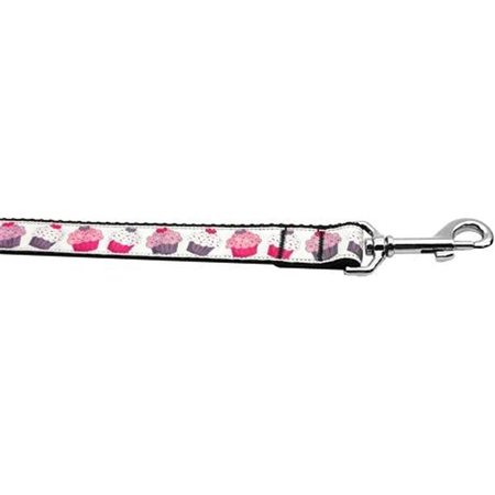 UNCONDITIONAL LOVE Pink and Purple Cupcakes 1 inch wide 6ft long Leash UN751425